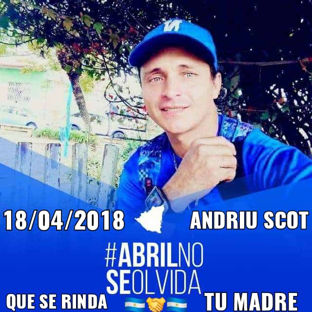 ScotAndriu's tweet photo. No vamos a Retroceder ni un paso atrás que se rinda tu madre vamos por la libertad de nuestros hermanos secuestrados políticos por las hordas de la muerte Ortega-Murillo https://t.co/6HSklVHr6l