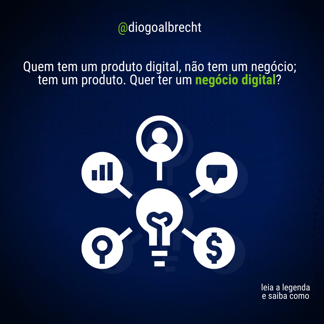 DiogoAlbrecht's tweet photo. Implementar um funil de vendas, desenhar uma esteira de produtos e promover lançamentos sazonais que alavanquem vendas e fortaleçam seu negócio fazem parte das boas práticas de um negócio digital. https://t.co/JRFdxJCHLB