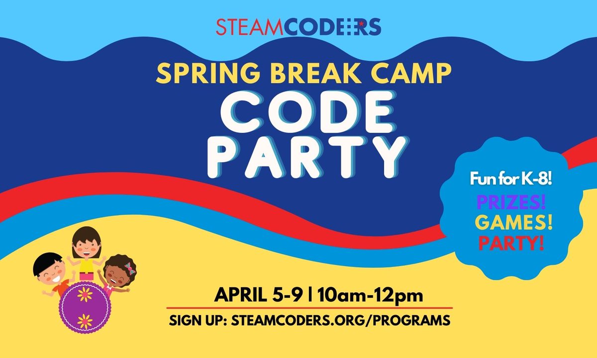 SteamCoders's tweet image. DM us to get a 50% off code today &amp;amp; tomorrow only😎 Hurry! Spaces are limited! 

Students engage in game-based learning activities that promote creativity &amp;amp; collaboration &amp;amp; boost logic, critical thinking and problem-solving skills! 

#100daysofcode #kidsforcoding #STEM #virtual