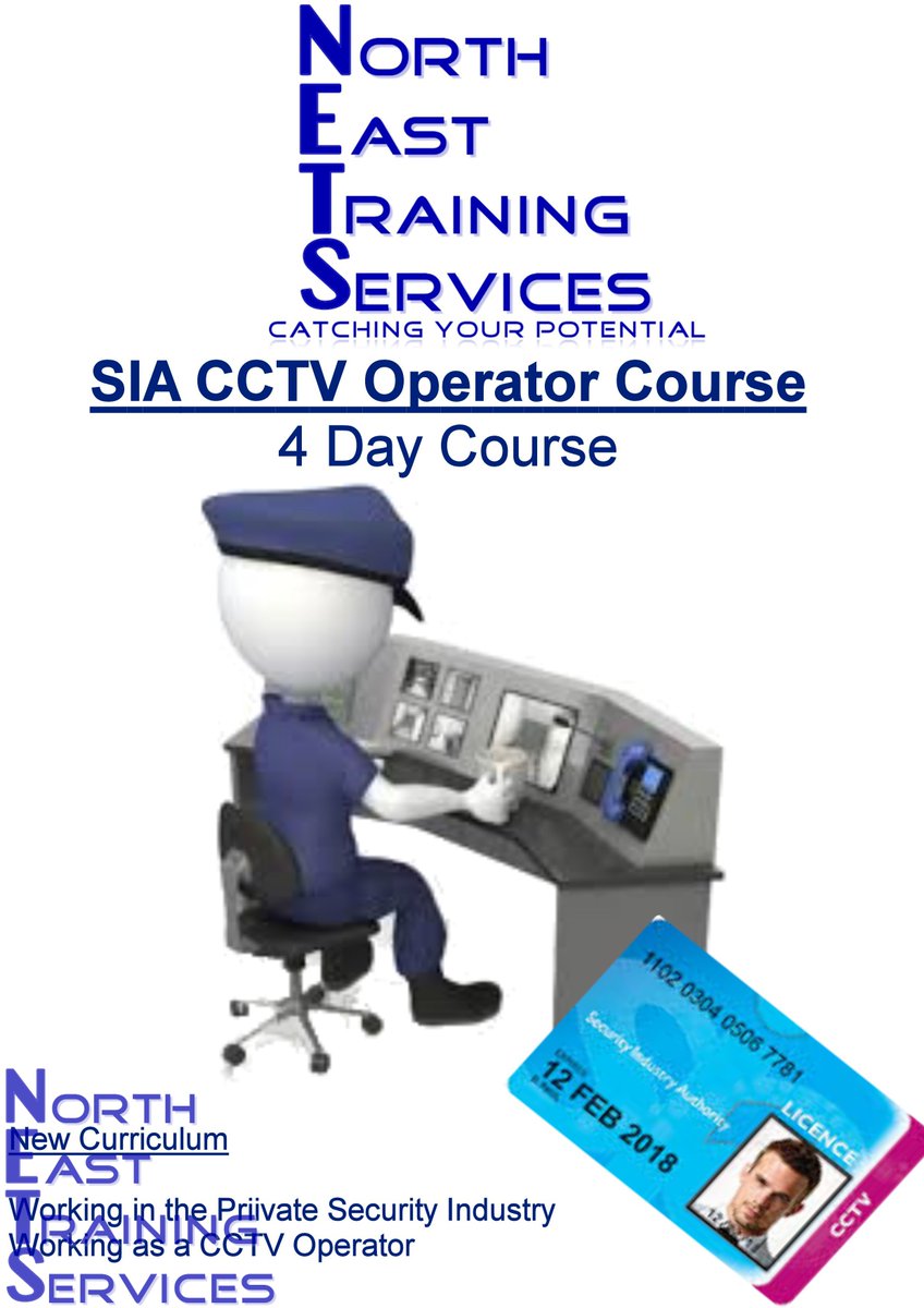 NETS_Training's tweet photo. Fancy working in Security or changing your role if you already work in Security?

SIA CCTV Operator Course
Grimsby
£250
6th, 7th, 8th &amp; 9th April

Click below for more details:

https://t.co/2ZsgWE7jdo https://t.co/m9KO8jgbo3