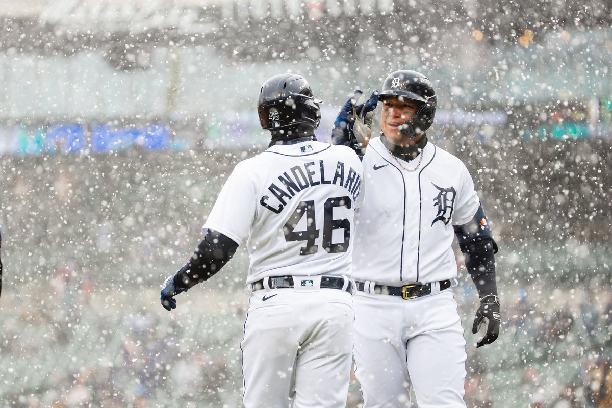 Detroit Tigers on X: It's like snooooooow, on your #OpeningDay. 🎵   / X