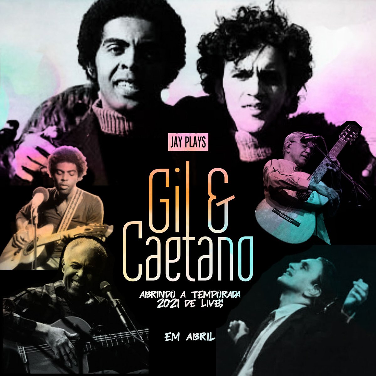 sasardenberg1's tweet photo. Neste mês estreia a segunda temporada do #JayPlays e a primeira Live terá repertório de @gilbertogil e @caetanoveloso .
Fiquem ligados! https://t.co/dqQkkVrPb9
