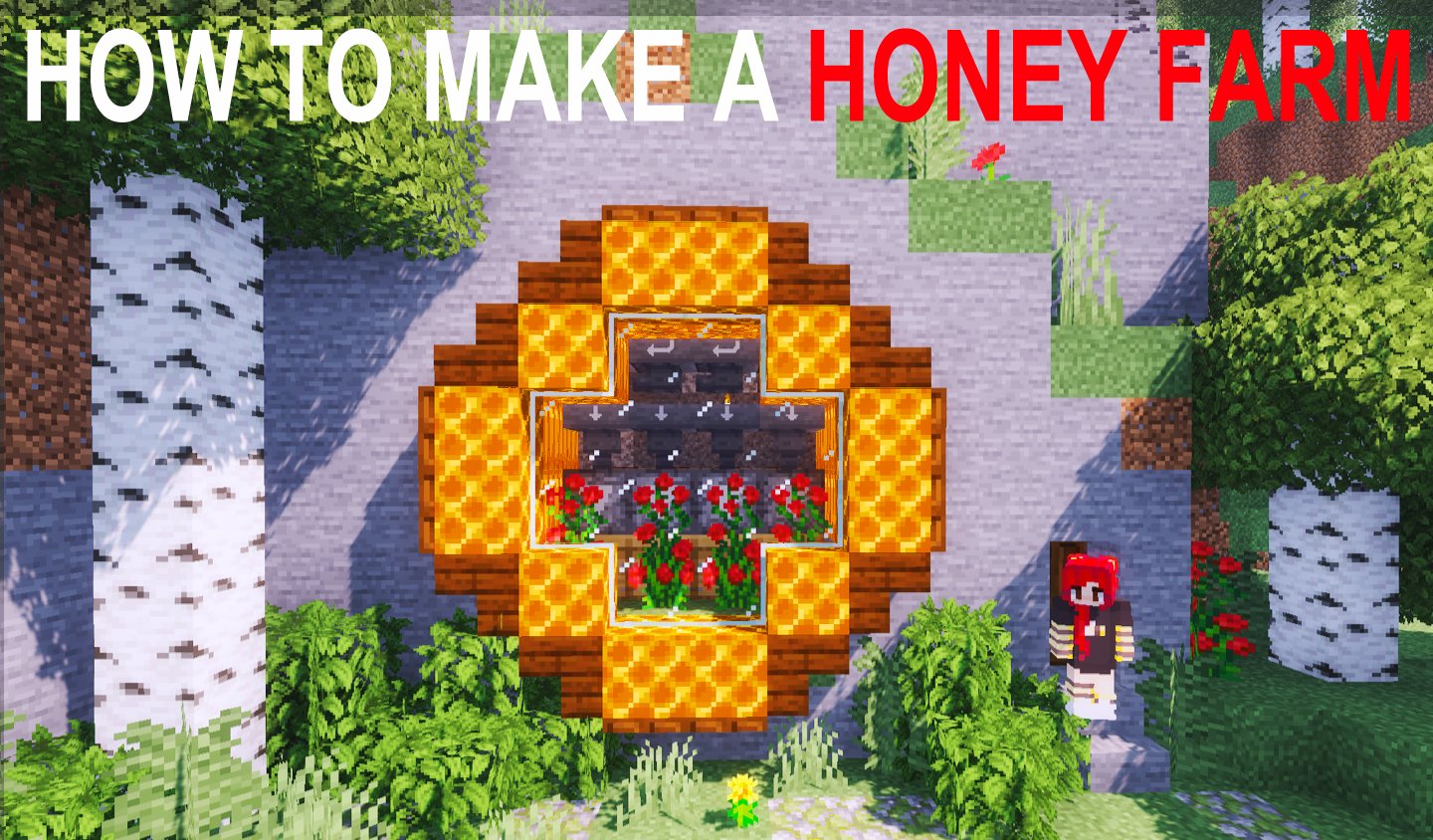 Kim Bill On Twitter I Made This Cute Bee Farm In Minecraft Collect Honey Automatically While You Are Afk Tutorial Here Https T Co Oqzgkbj2dz Minecraftå»ºç¯‰ã‚³ãƒŸãƒ¥ Minecraft Minecraftbuilds Https T Co Ybgwk7di9v Twitter