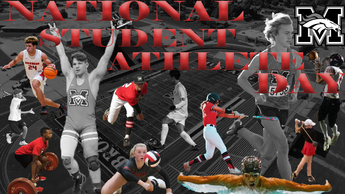 MHS Bronco Sports (@mhsbroncosports) on Twitter photo 🐴🏆Today is National Student Athlete Day. We appreciate the hard work and dedication of all of our student athletes each and every day. Today we recognize you and say thank you!🏆🐴
#GoBroncos #Horsepower
<a href="/MustangSchools/">Mustang Public Schools</a> <a href="/MHS_Broncos/">MHSBroncos</a> <a href="/MHStheStable/">The Stable</a> 🐴🏆Today is National Student Athlete Day. We appreciate the hard work and dedication of all of our student athletes each and every day. Today we recognize you and say thank you!🏆🐴
#GoBroncos #Horsepower
<a href="/MustangSchools/">Mustang Public Schools</a> <a href="/MHS_Broncos/">MHSBroncos</a> <a href="/MHStheStable/">The Stable</a>