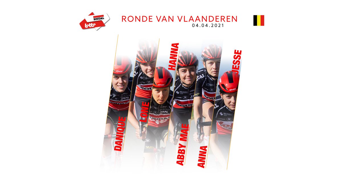 Our six Lotto Soudal Ladies for De Ronde:

🇳🇱 <a href="/daniquebraam/">Danique Braam</a> 
🇧🇪 <a href="/LoneMeertens/">Lone Meertens</a> 
🇸🇪 Hanna Nilsson
🇬🇧 <a href="/abbymaep/">Abby Mae Parkinson</a> 
🇵🇱 <a href="/ancurro/">Anna Lafourte</a> 
🇧🇪 <a href="/VdbJesse/">Jesse Vandenbulcke</a> 

#RVV21 #RVVwomen