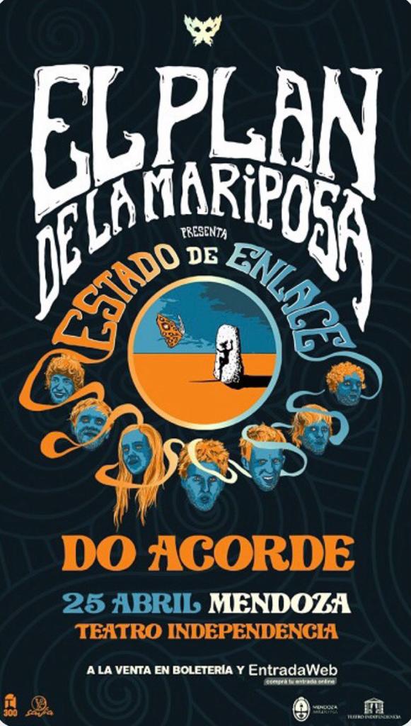 DoAcordeBanda's tweet photo. El 25 de abril nos vemos en Mendoza junto a @PlandlMariposa en el teatro Independencia!
Entradas a la venta:
https://t.co/Fuv8nVje56 https://t.co/7h3FiRLR49