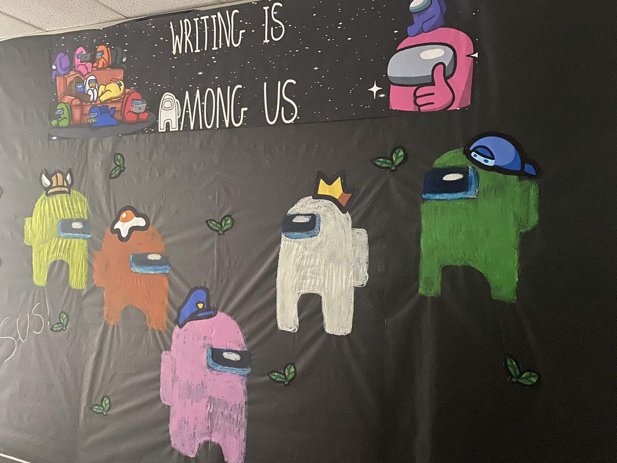 GE_Eagles's tweet photo. “Oh because I thought some 4th graders who’s ready for their writing STAAR said something” Our 4th graders enjoyed their Writing is Among Us Camp! https://t.co/4bwUBZW6GN
