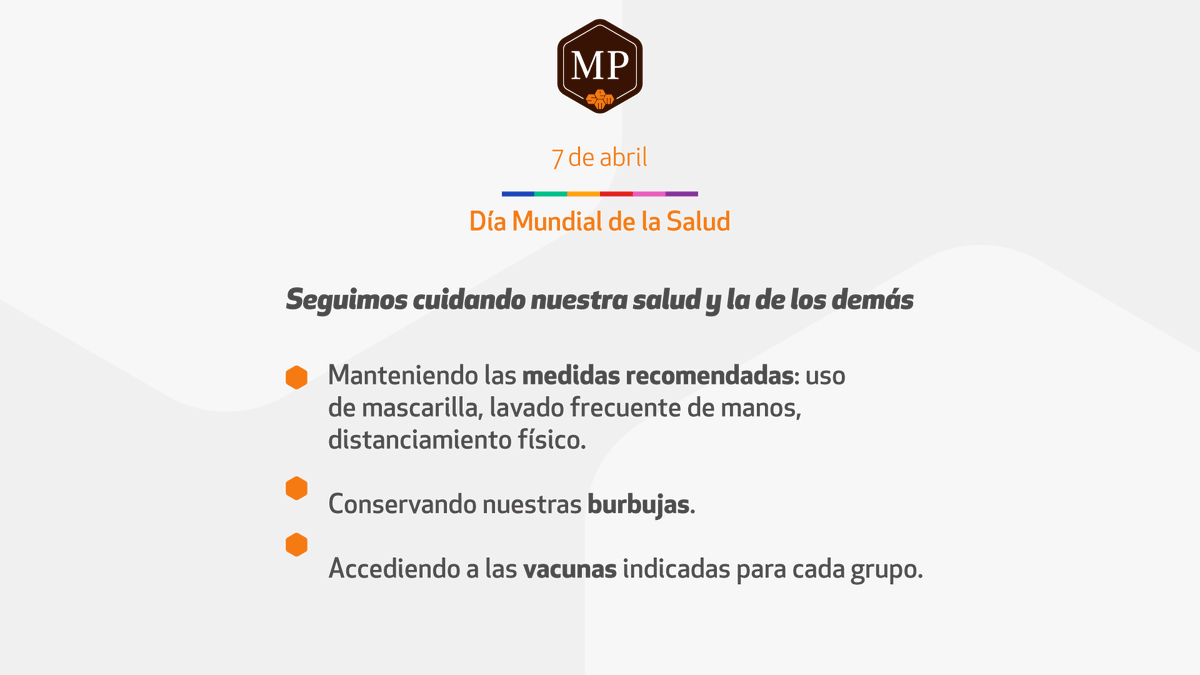 MPersonalizada's tweet photo. En este día, reforzamos la importancia de continuar con las medidas necesarias, para preservar la salud de todos. 💪

💞 Cuidando nuestra salud, cuidamos también la de los demás. 💞

#NosSeguimosCuidando #DíaMundialdelaSalud #Mptecuida https://t.co/PadYiCtR0k