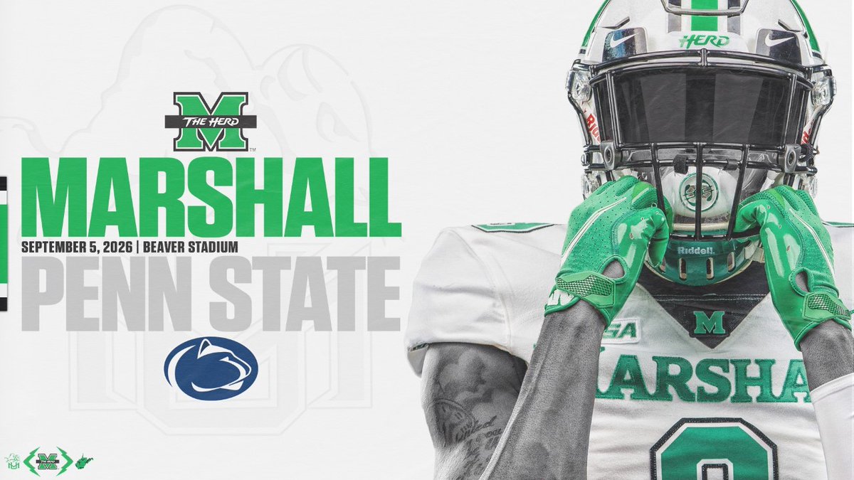 Marshall, Penn State Ink 2026 Game in Happy Valley bit.ly/PSU2026 #RiseAsOne