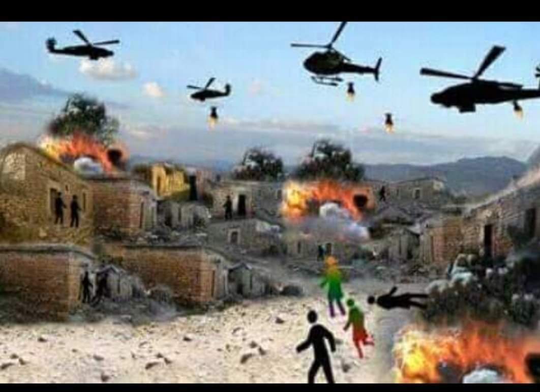 NetsiGual's tweet photo. #Eritrean  and Ethiopian forces are shelling #Atsbi and  #Haykimeshal with heavy artilleries Today!💔
#TigrayGenocide
#StopGenocideInTigray
#StopWarCrimes https://t.co/i6ZUFLHf0R https://t.co/SAIOvfpUGB