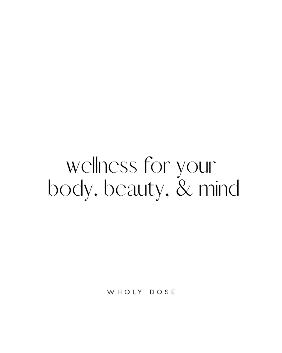 We create holistic wellness supplements that elevate your physical health, overall beauty, and mental health – all in one dose. ✨ 

Learn more about our ingredients at wholydose.com.

#wholydose

#collagen #wellness #beauty