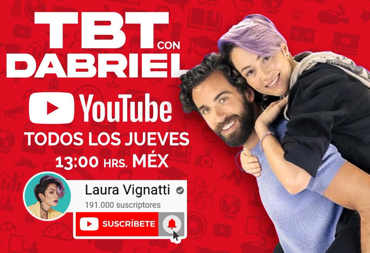 ShifannyBitch's tweet photo. Hoy es jueves de TBT CON DABRIEL
Recuerden que los días jueves se estará subiendo contenido inédito al canal de YouTube de @LauraVignatti
#Dabriel #TeamOsos #DanielaYGabriel #MMTF https://t.co/ZcaWeu95Y3