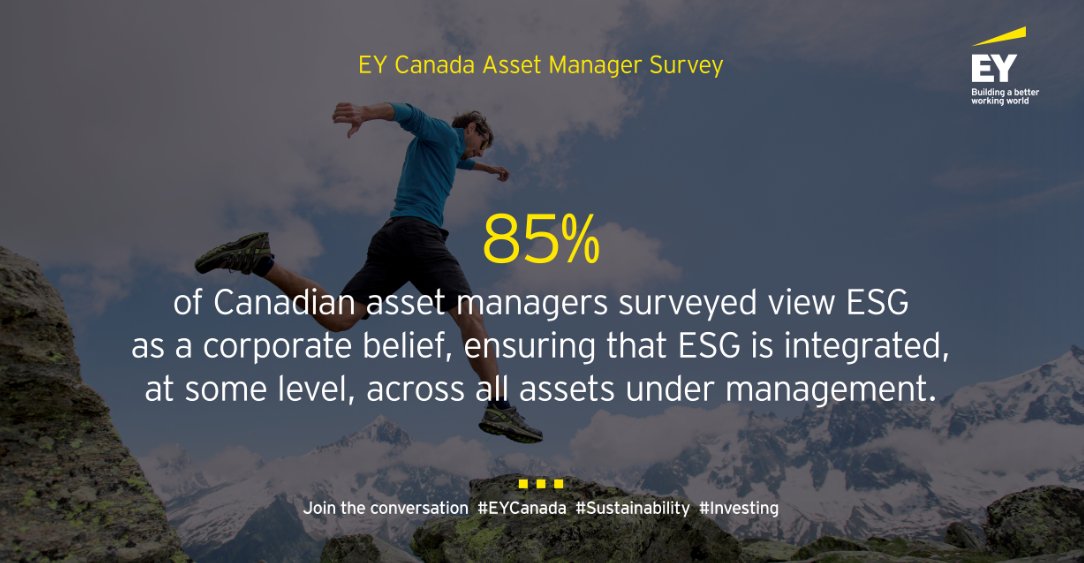 Demand for #ESG investments are on the rise. Learn how Canadian asset managers can integrate ESG into their corporate DNA to gain a competitive advantage. ow.ly/DmT6102CSEy #EYCanada #Sustainability