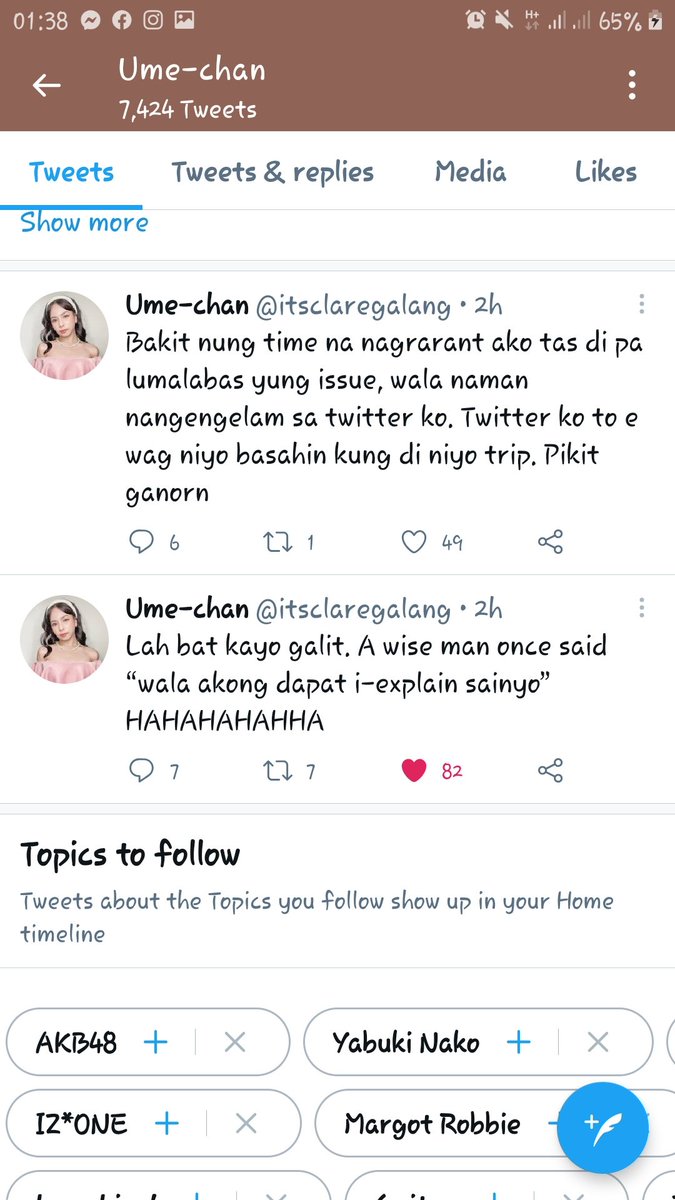 ReddLim3's tweet photo. Pati sariling friend nilalaglag na din siya kasi ayaw sa ginagawa niya #UmeChan #JolaiNoMore #JoLai #KingBadger #JonGutierrez #YUMINGINA #YumiGarcia https://t.co/e6Wuja6E4Y