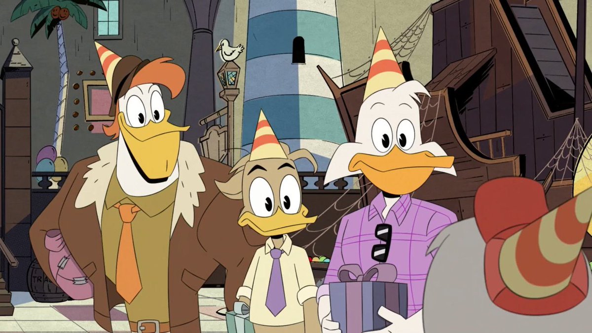 drearyfell's tweet photo. i’m here to announce that i hate ducktales. (happy april 1st love these funky birds) https://t.co/biWHuM1h4V