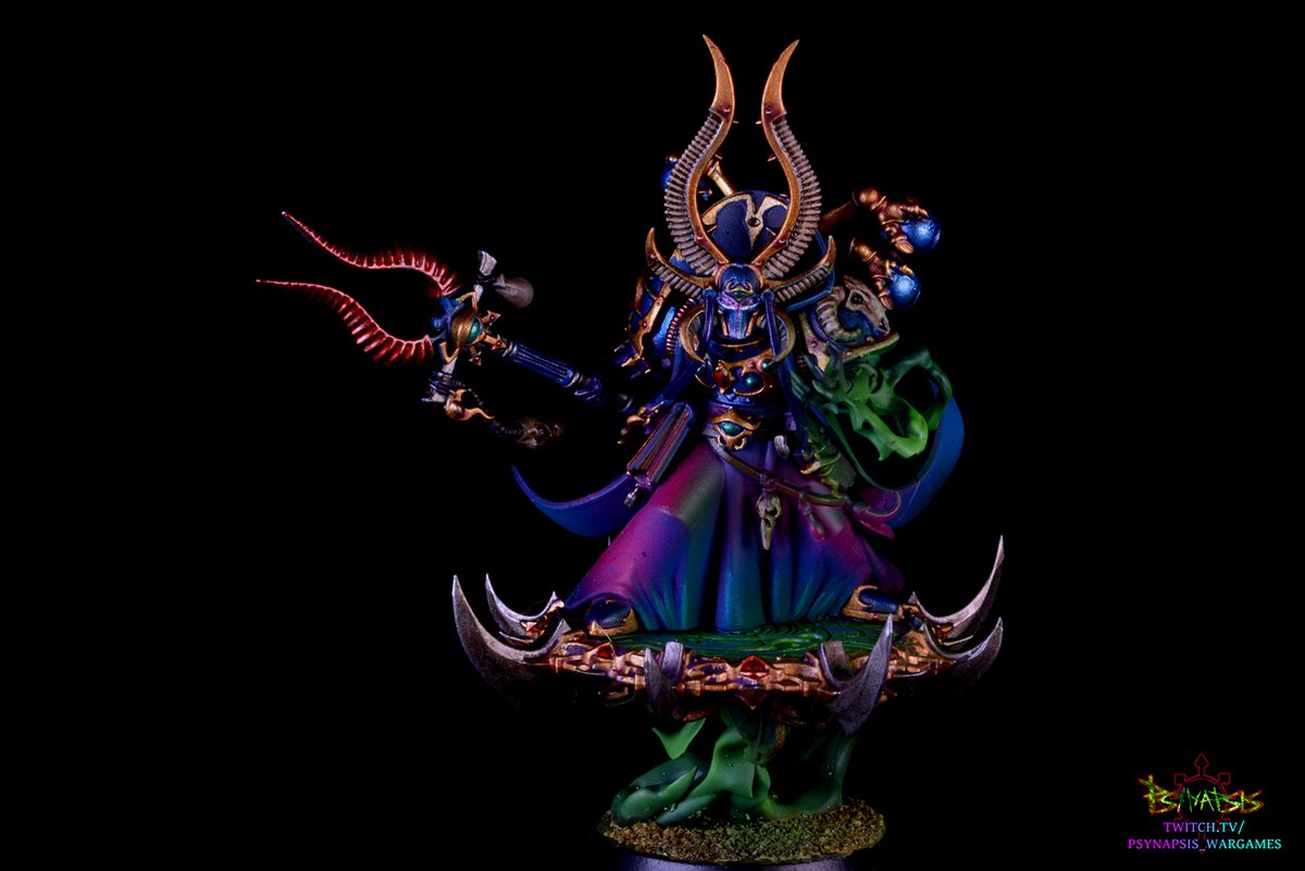 PsynapsisW's tweet photo. Aqui va el amigo #Ahriman con el que he intentatado completar todos los retos del mes en 1 mini 😎 
#MarzoPsyquico #Pincelibre #1año12azul #Darkzo #caosmarzo2021 #Contralamareagris #paintingminiatures #new40k #WarhammerCommunity https://t.co/krI4mJOd5d