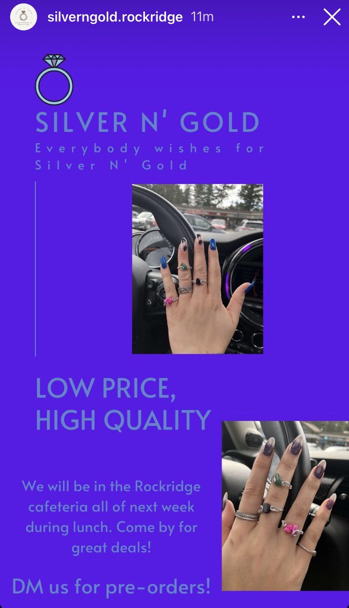 Rockridge E-commerce 12 students starting businesses from the ground up.