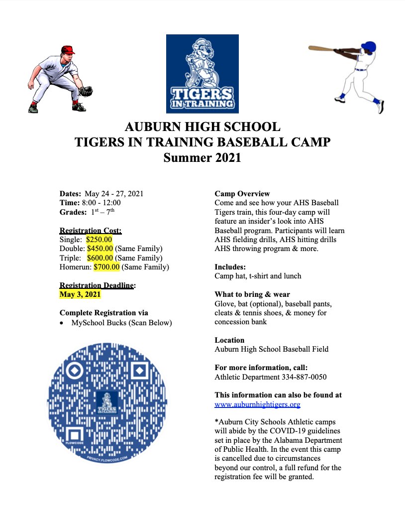 Auburn High Baseball tweet media