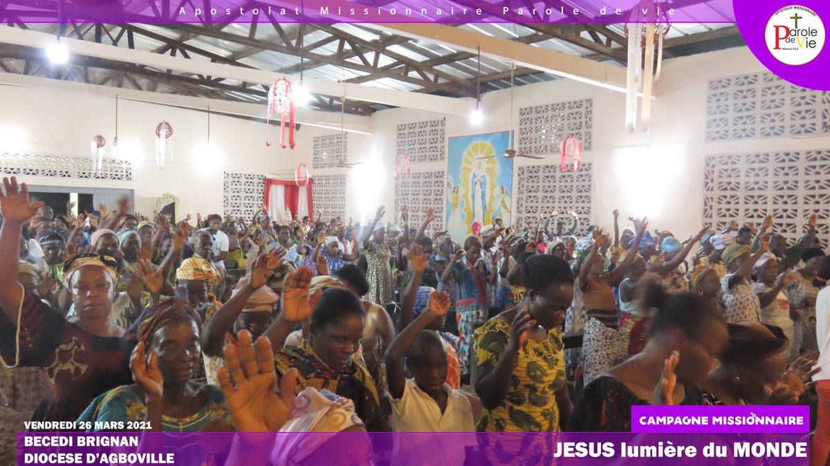ParoledevieAdm's tweet photo. CAMPAGNE MISSIONNAIRE - JESUS LUMIERE DU MONDE - BECEDI BRIGNAN

Thème: Jésus est le même hier, aujourd'hui et éternellement.
Hébreux 13:8 https://t.co/4I61uixNZG