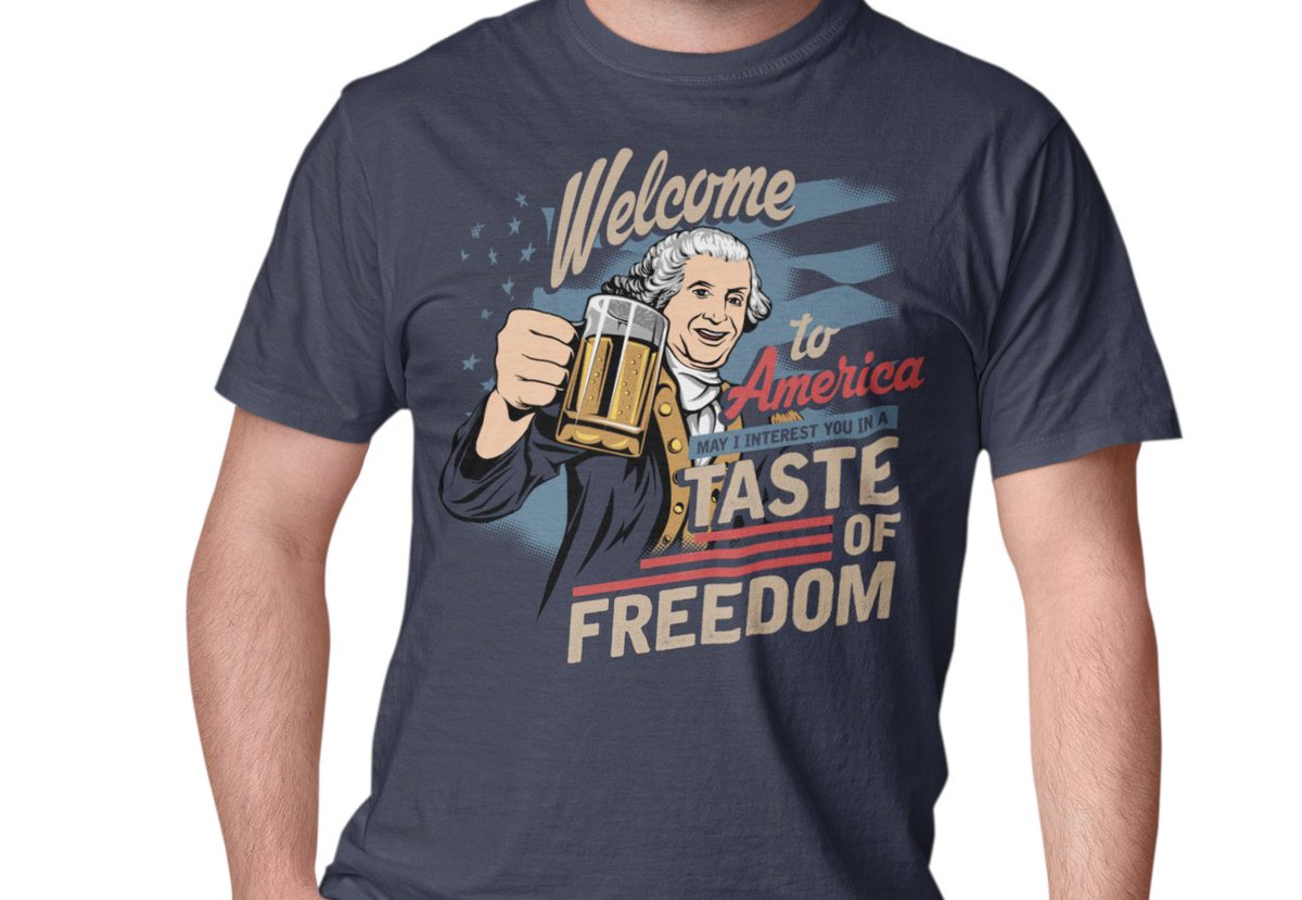 SteadfastPat's tweet photo. Our Taste of #Freedom design is ready!
Use #discountcode AMERICA for 10% off your entire order.
https://t.co/jbSqqhV2UT https://t.co/iHPM64Qy5u