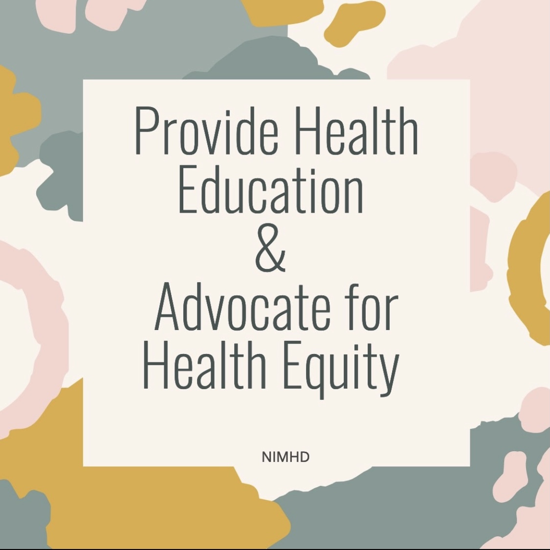 April is National Minority Health month! This month we will be shedding light on health disparities that exist for minority groups and sharing tips and resources for taking action to stay healthy and active! #minorityhealth #nationalminorityhealthmonth #stayhealthy #health