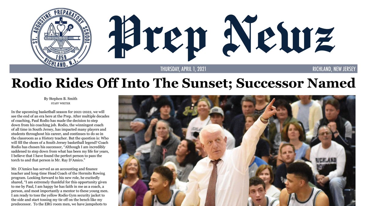 Big headline out of Richland and Prep News is proud to have been given the scoop.

Get the details in their latest edition, check it out here - bit.ly/2PoRMoM

#RodioForever #HermitPride