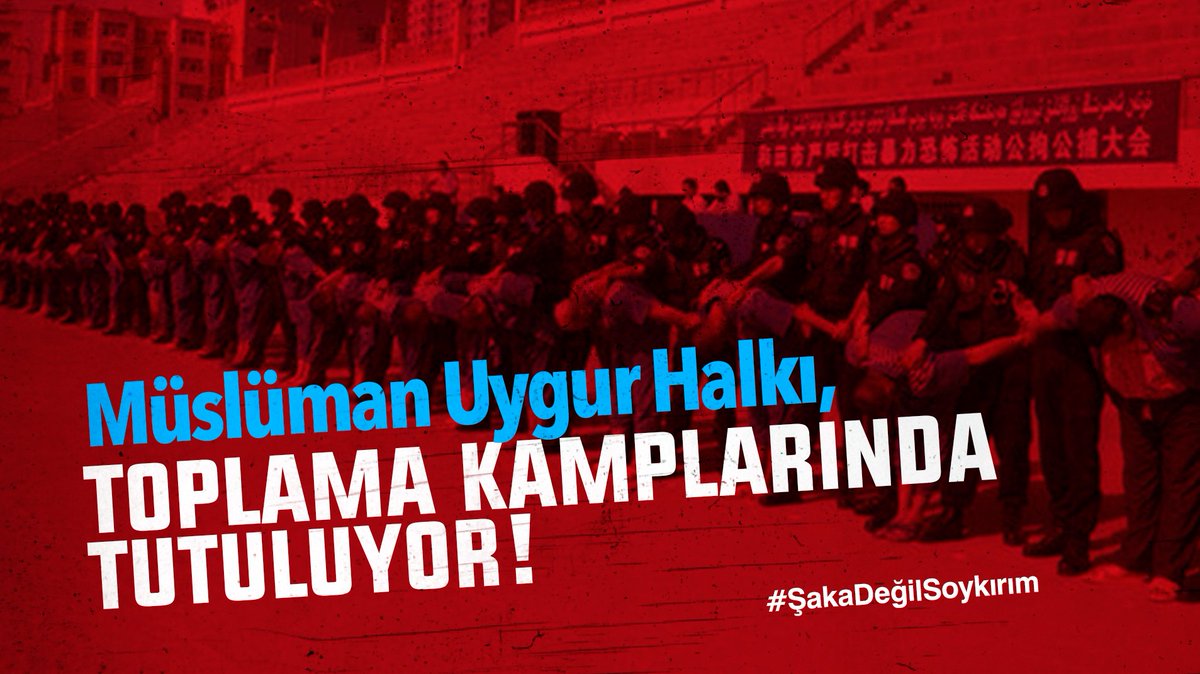 Doğu Türkistan'da 1 Nisan 2017'den beri sebepsiz yere hapis yatan milyonlarca insan var. 1 Nisan #ŞakaDeğilSoykırım Bu soykırıma sessiz kalma!