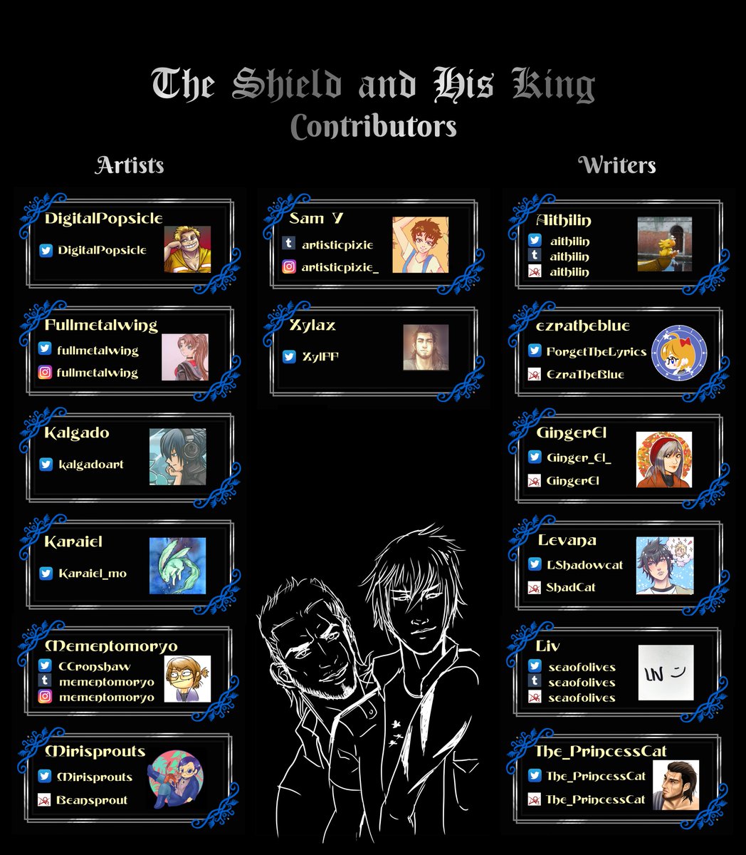 Our final team is our Gladio/Noctis Era Contributors!