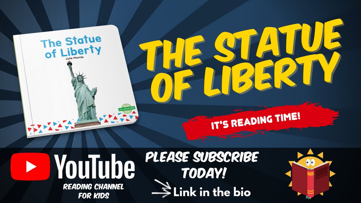 ReadingTimeKids's tweet photo. The Statue of Liberty!

Watch it here: https://t.co/GO3csZivv3

#thestatueofliberty #itsreadingtime #booksforkids #youtube #youtubekids https://t.co/sL8yN9UsuM