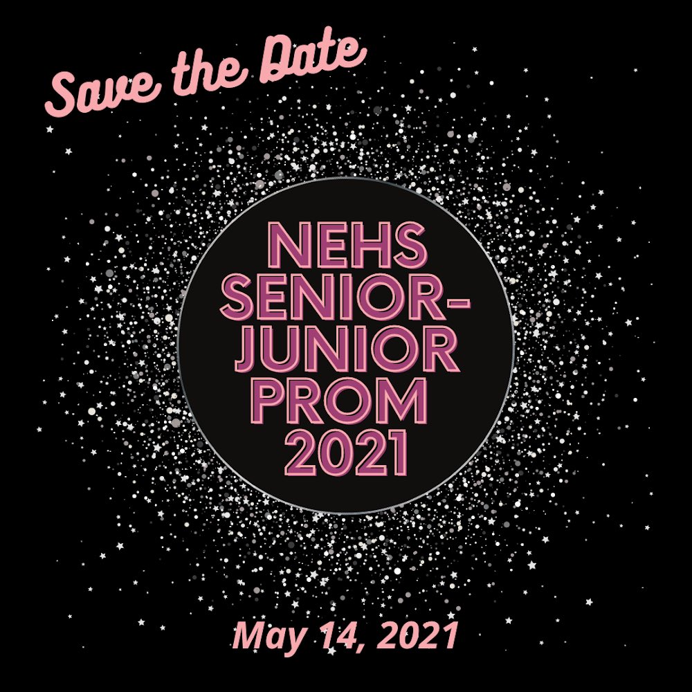 NEHS_CCPS's tweet photo. NEHS Senior-Junior Prom Information Update. Read second slide for more details!!! https://t.co/nByxc0k1S0