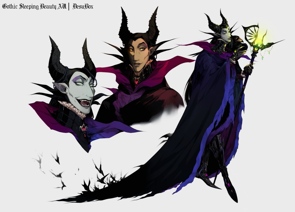 desu_box's tweet photo. ◈Gothic Sleeping Beauty AU | Vampires and all the powers of hell. Currently writing for this AU, insp* by Perrault's and the Disney classic, with my own dark take. A lot of fun!◈

#DesuBox #Disney #SleepingBeauty #Gothic #FANART  #AnimeArt #Aurora #Maleficent #conceptdesign https://t.co/b8GEYYRV17