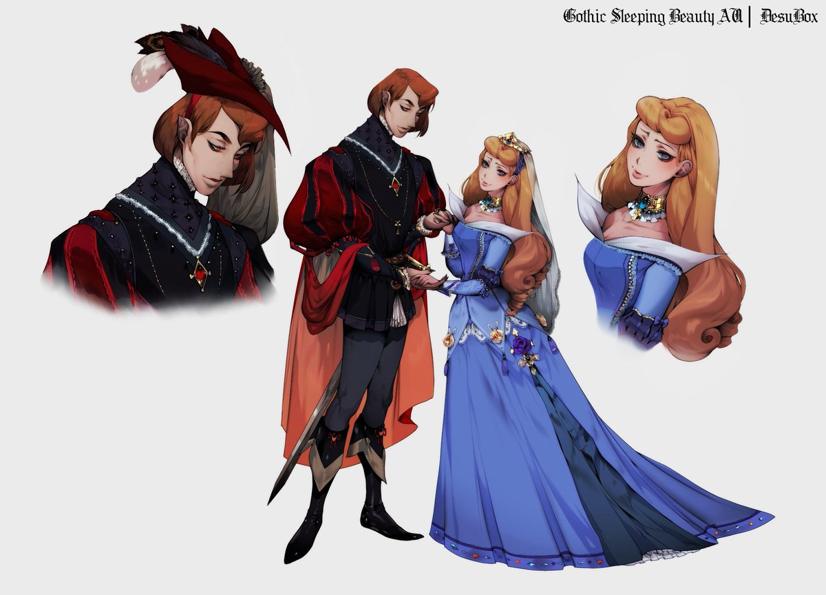 desu_box's tweet photo. ◈Gothic Sleeping Beauty AU | Vampires and all the powers of hell. Currently writing for this AU, insp* by Perrault's and the Disney classic, with my own dark take. A lot of fun!◈

#DesuBox #Disney #SleepingBeauty #Gothic #FANART  #AnimeArt #Aurora #Maleficent #conceptdesign https://t.co/b8GEYYRV17