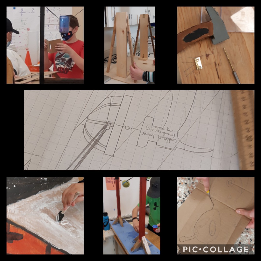 Grade 7's have been working hard on their Thrill Ride blue print designs and construction! Can't want to see their presentations next week and if their egg (representing the human brain) survives! <a href="/masonville_ps/">Masonville PS</a> <a href="/MsM_Marvelous7s/">Amy Mitchell</a>