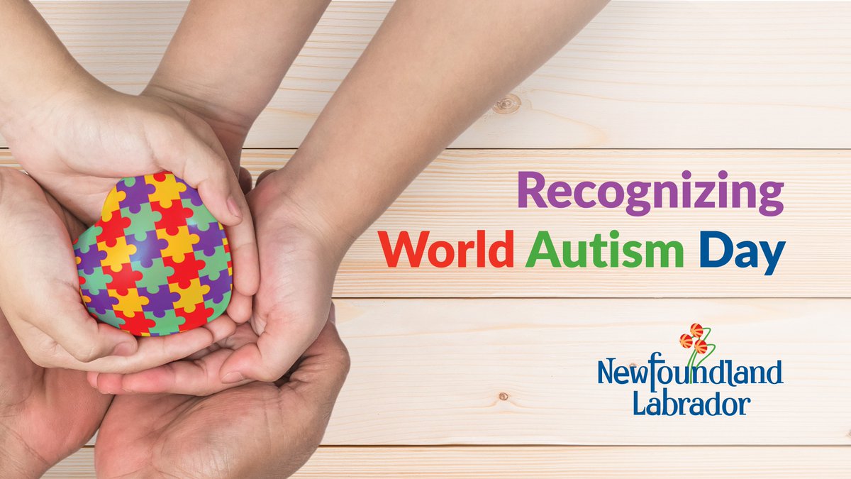 GovNL's tweet photo. Today is #WorldAutismDay. Together, we can create a kinder, more inclusive world. Check out this great video from @AutismONT “Autism: See the Potential” to learn more about #Autism https://t.co/NnlZTLTa3g 🧩 https://t.co/t3HDhxQv0V