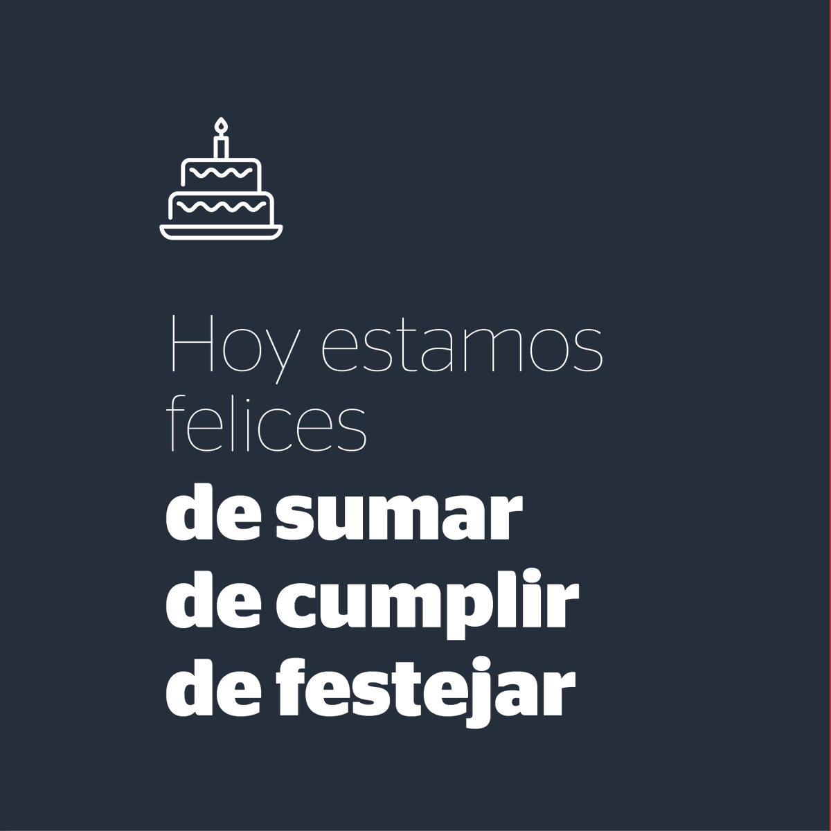 barbieriarg's tweet photo. ¡Felices 68 años a todo nuestro equipo 🎂!

#ElegíCrecer #ConstruirFuturo #ConstruirFamilia https://t.co/lRzXTidY48