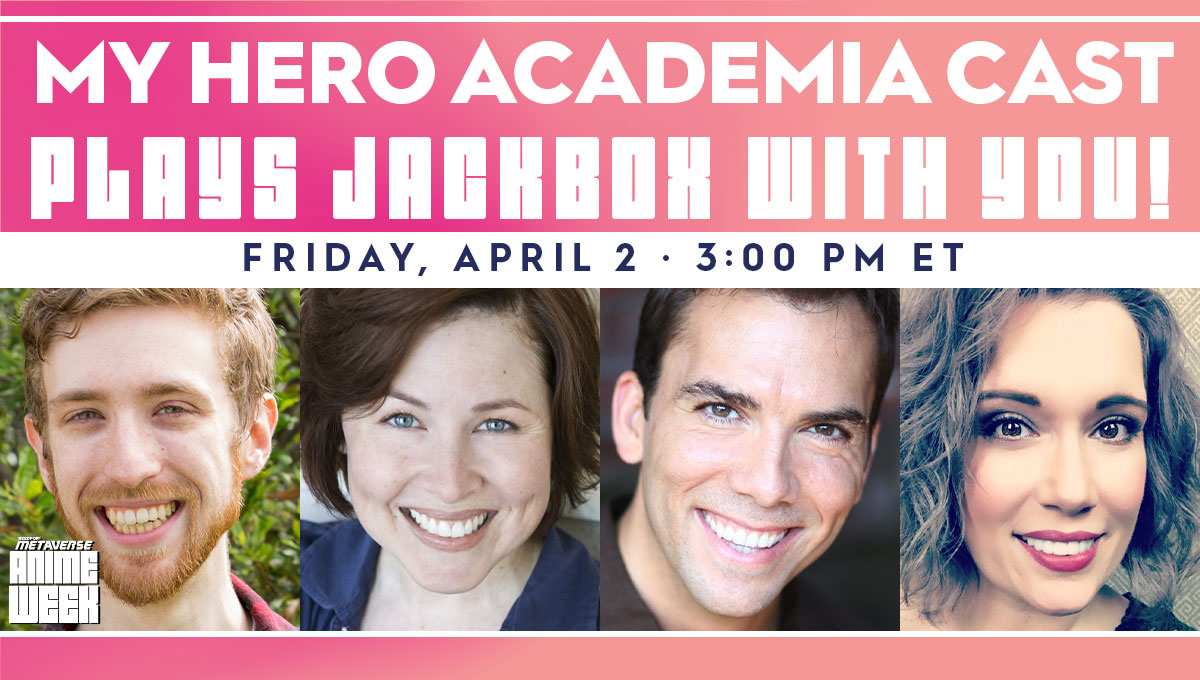 DavidMatranga1's tweet photo. Tomorrow! It's tomorrow. Come play #jackboxlive with me & the talented @justinbriner, @Rialisms & @lucilovesmic 3pm ET! It's gonna be fun! #Deku #Ochaco #Froppy #Todoroki #Reedpopmetaverse
https://t.co/ye15FKc61i https://t.co/7HWgkHdvjd