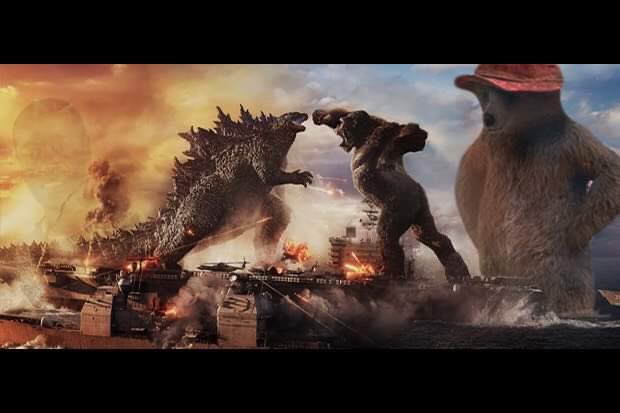 sneakyandmean's tweet photo. there’s a man on twitter who edits paddington into a movie every single day https://t.co/RjyGpunQ6l