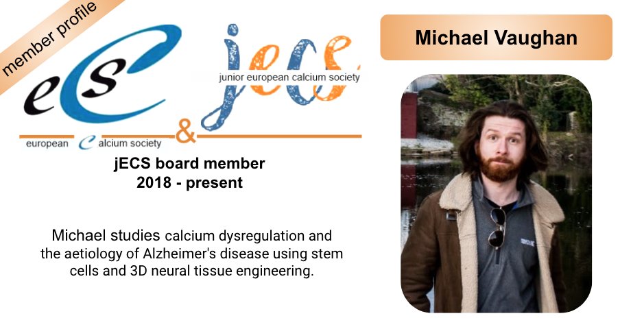 EuroCalcium's tweet photo. Introducing ECS member Michael Vaughan @MichaelBVaughan: ECS junior board member! #ECSmemberprofile #jECSboard
Michael conducts his research University College Cork, Ireland @UCC. https://t.co/u0r1p74IUE