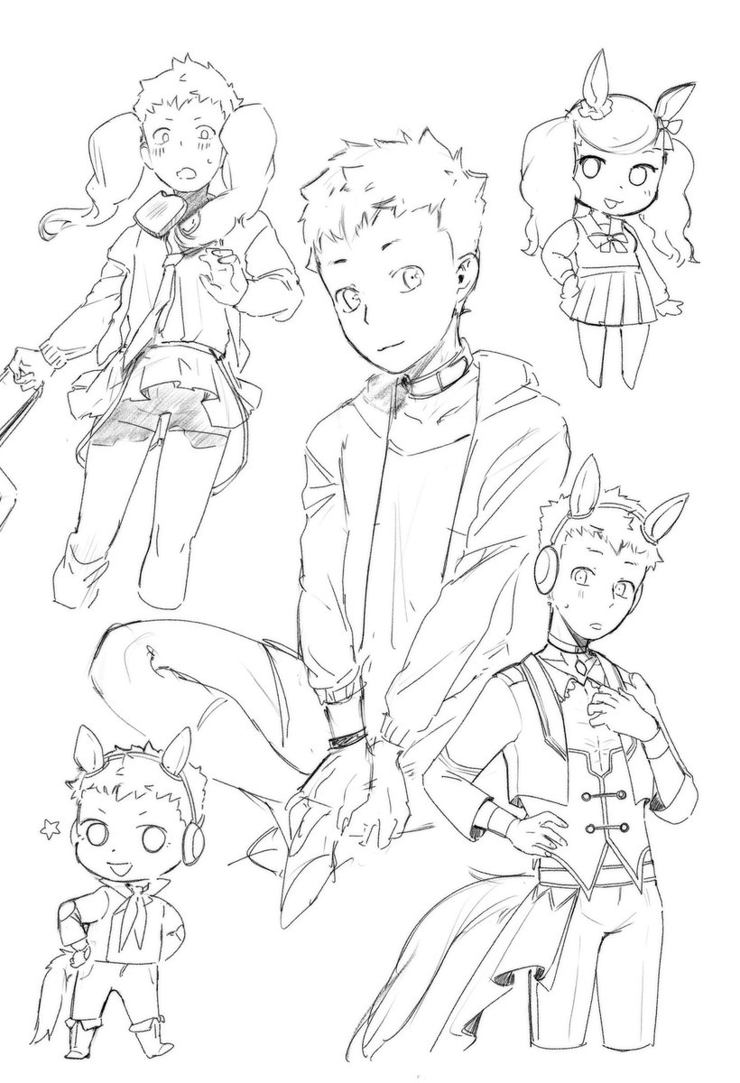 FUCK IT im going for uma musume AU aka horse ryuji 