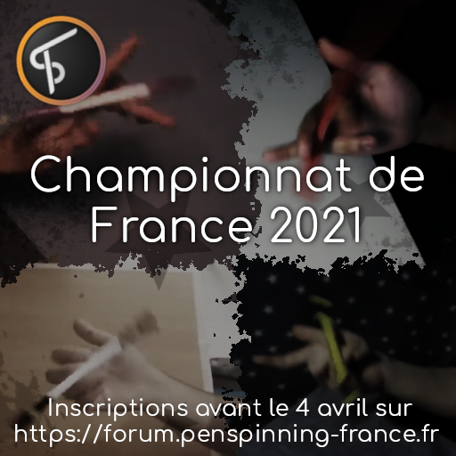 Penspinning_fr's tweet photo. Le championnat de France de penspinning va commencer ! Inscriptions avant le 4 avril : https://t.co/pRoWMOGsEV https://t.co/8E2lZj9AMh