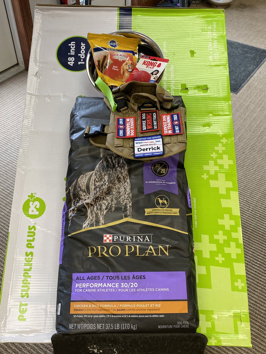 WNYHeroes's tweet photo. Please help us welcome our newest Veteran (Tim Dotzler) to our #PawsitiveforHeroes #servicedog program. Tim will be receiving his new dog on April 21st. Thank you #DerrickCorporation for helping change this heroes life forever. #PTSD #TBI #Changeforever #LifeChange https://t.co/FikNFyfjuX