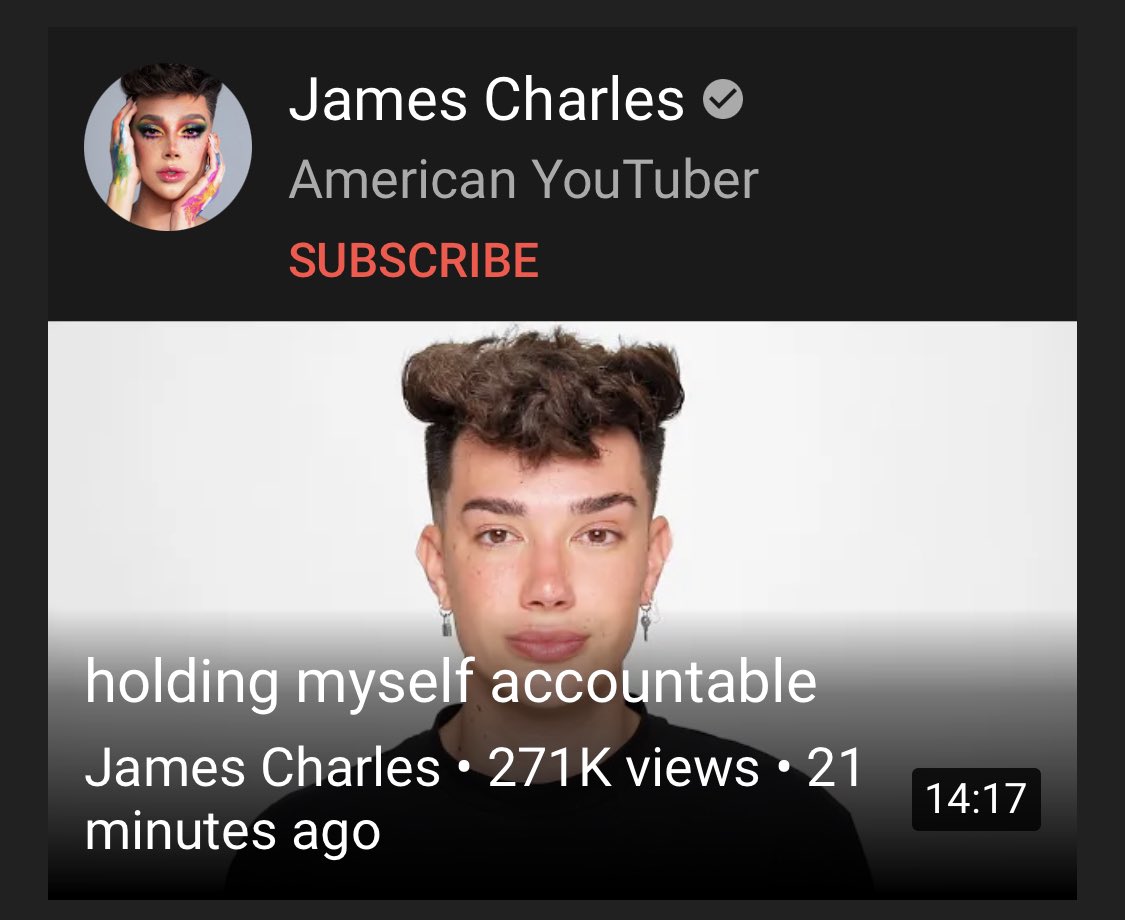dragzwig's tweet photo. okay James Charles, let’s watch you lie and get out of grooming and being a predator. He Has Broken The Law And Should Go To Jail. https://t.co/OnDPaNzIl9
