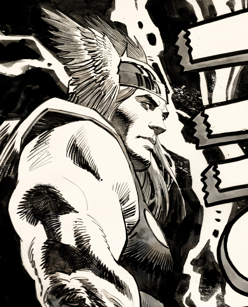 RT @urbanbarbarian: Here's a close up from the #Thor illustration from last night's @Drink_and_Draw livestream https://t.co/PvtosGtnKY