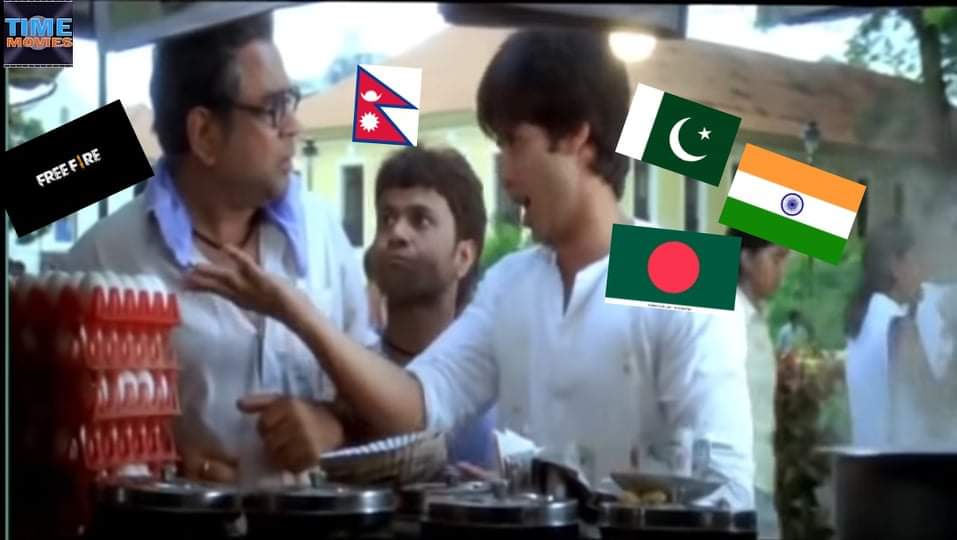 AsianBaba3's tweet photo. @IndiaFreeFire Right now 😂😂
#FairPlatformToNepal 
#ShameOnFreeFireIndia 
#Racismingarenafreefire 
#SeparateTournamentForNepalInFreeFire https://t.co/4FylARFkvz
