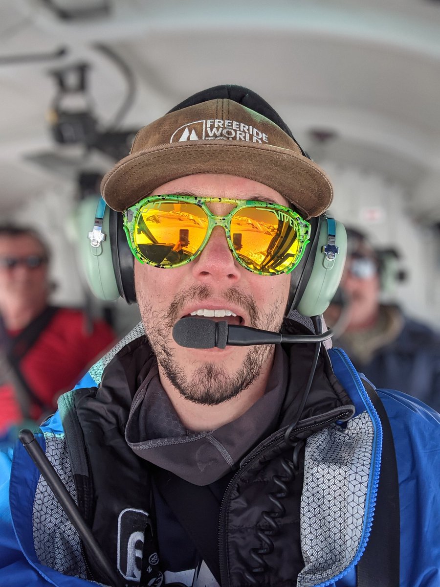 What a day! Vaccinated, heli rides, avalanche observations, and playing on my skis. #mtnsafety #thisisfreeride #telluride