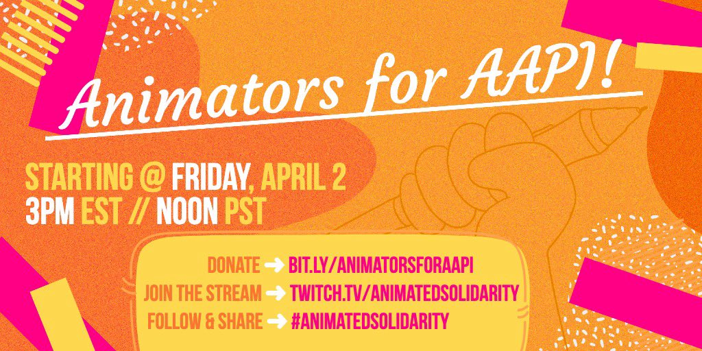 Tomorrow is the daaaaayyyy!!! ✨
#AnimatedSolidarity

Bit.ly/animatorsforaa…
Twitch.tv/animatedsolida…