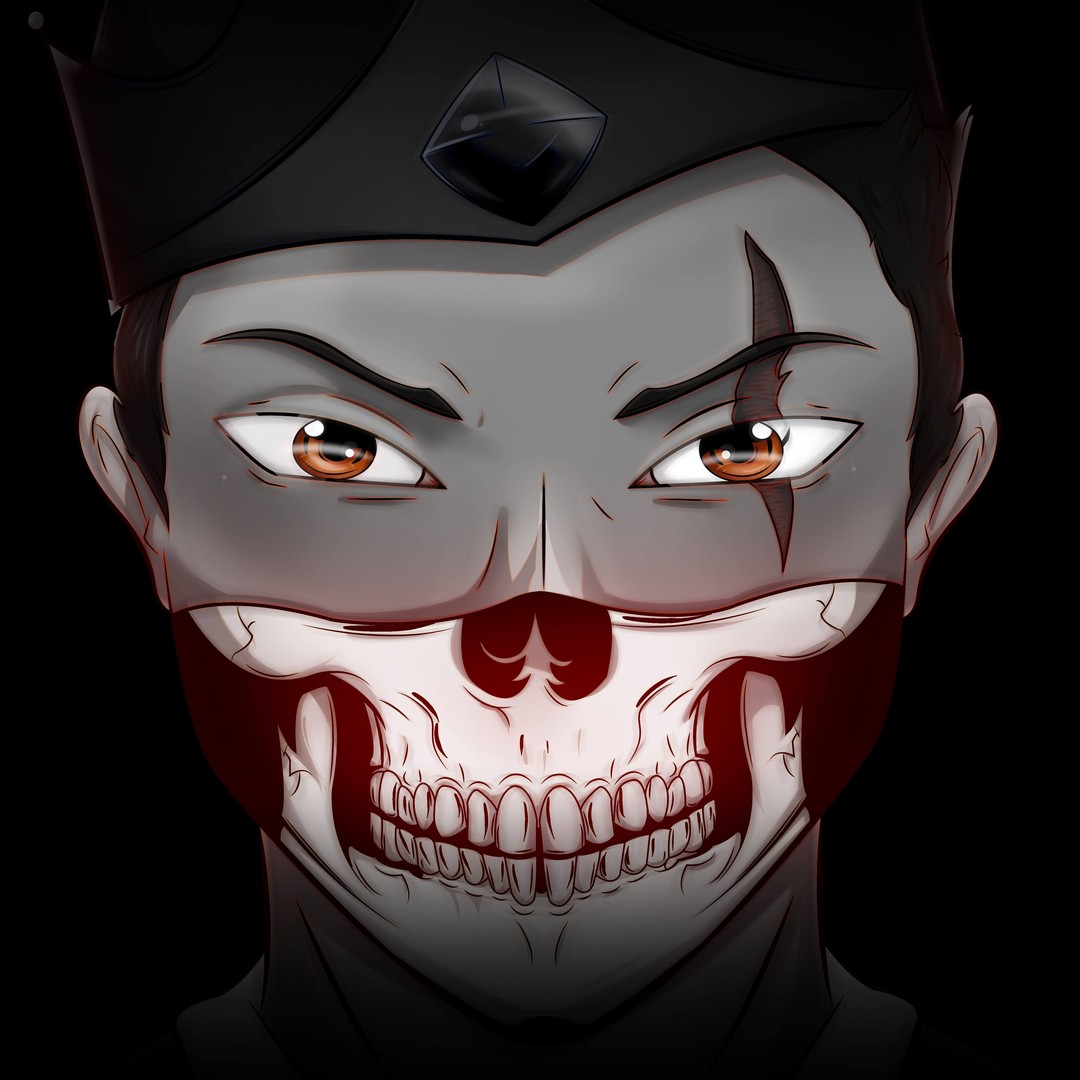 kidbrainer's tweet photo. Profile pic design for a streamer :)

#skullmask #king #darkking #blackcrown #boneface #covered #sinister #creepy #darkart #art #artist #lazyartist #doodle #illustration #digitalartist #kidbrainer #digitalArt #digitalillustration #artoftheday #artofinstagram #drawingoftheday # https://t.co/zLDWj2aluD