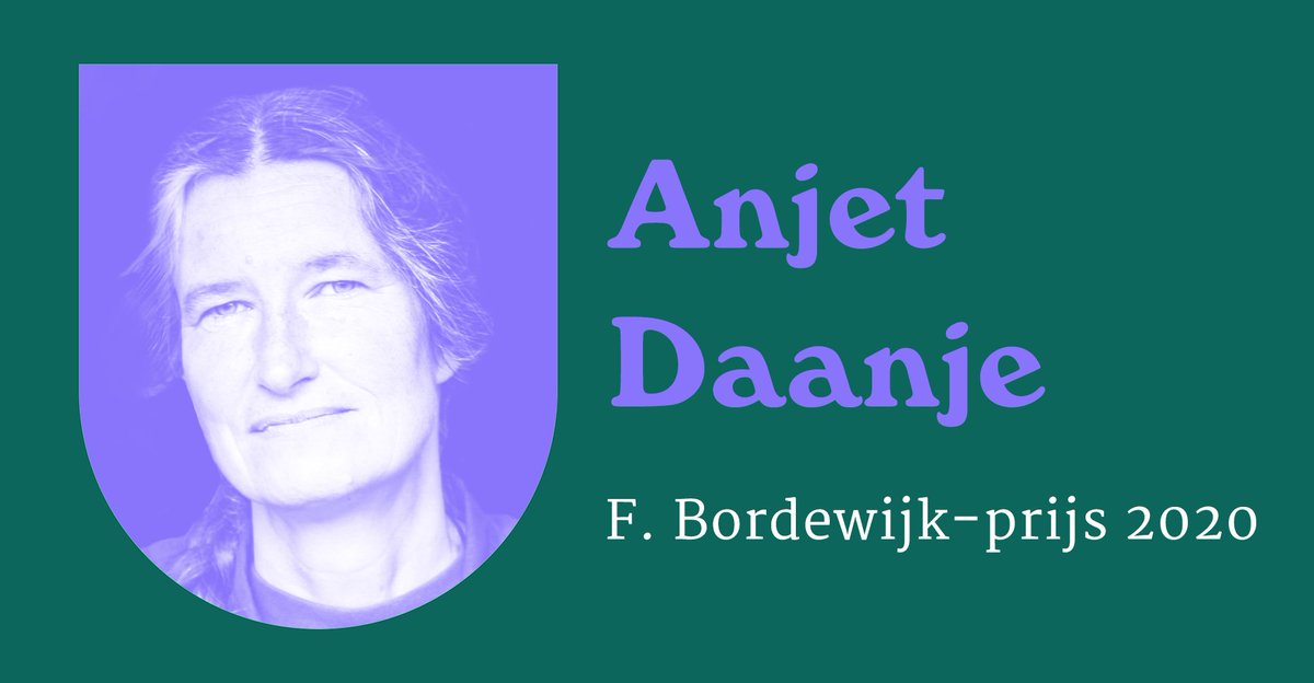 Litmuseum's tweet photo. Anjet Daanje heeft de F. Bordewijk-prijs gekregen voor De herinnerde soldaat! 🥳 ‘Slechts zelden verschijnt er een roman die werkelijk afwijkt, die de lezer niet zozeer behaagt, als wel betovert,’ schreef de jury over het meesterwerk van Daanje
#Haagseliteratuurprijzen https://t.co/vItZobq8mE