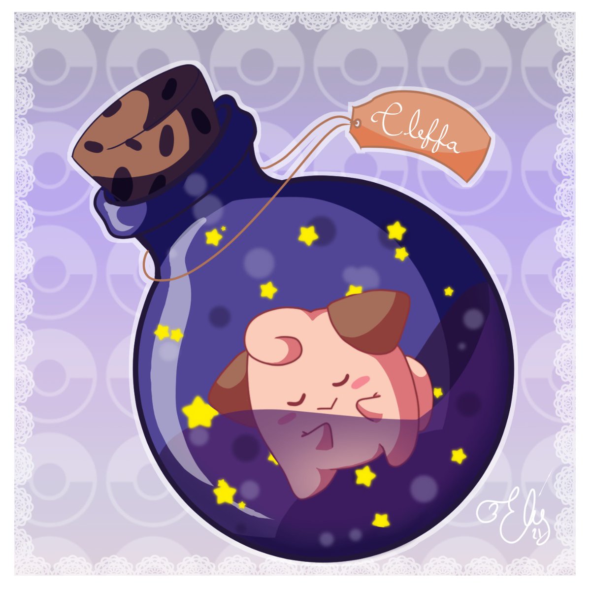 EliEliArt's tweet photo. Magic March Day 23! Fairy Pokemon in a potion: Cleffa.
.
.
#pokemon #pokemoncommunity #pokemonfanart #pokemonart #pokemonfamily #pokegram #pokefamily #cleffa #cleffapokemon #clefairy #clefable #magicmarch https://t.co/ENeC0e1ET4