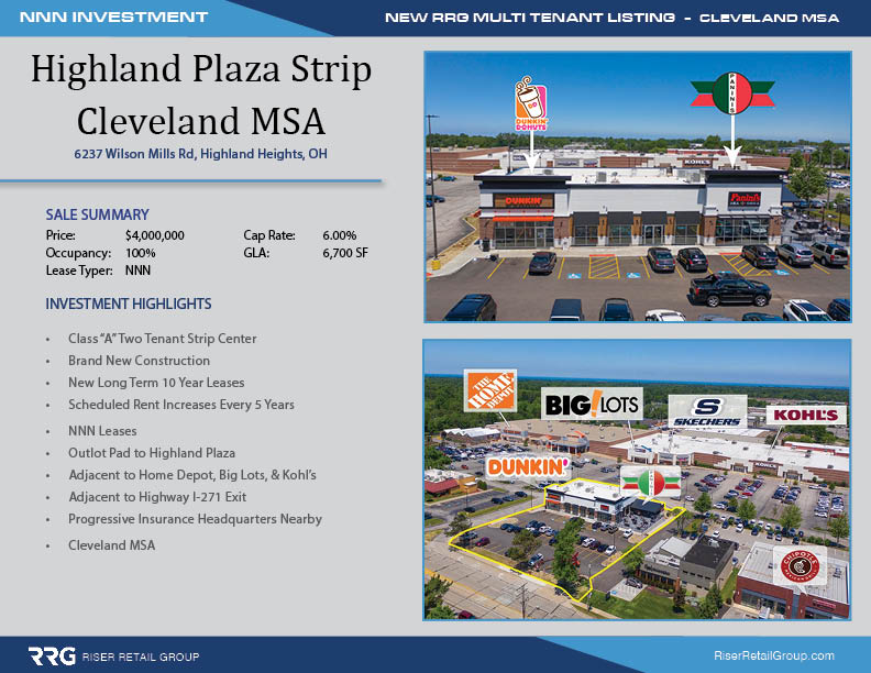 RiserRetail's tweet image. riserretailgroup.com/property/highl…

New RRG Listing | Class "A" Construction | Cleveland MSA 

#commercialrealestate #realestate #cre #realestateinvestor #investment #retail #investmentproperty #cashflow #marketing  #NNN